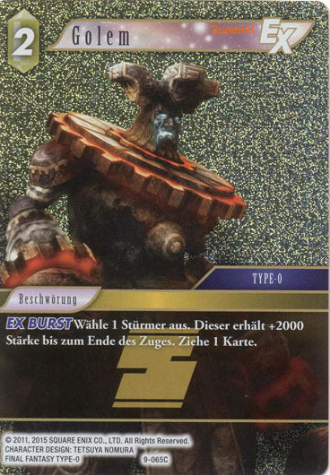 Final Fantasy Opus 9-065 C Golem Erde
