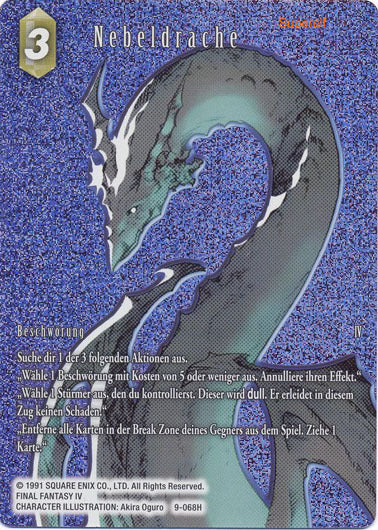 Final Fantasy Opus 9-068 H Nebeldrache Erde