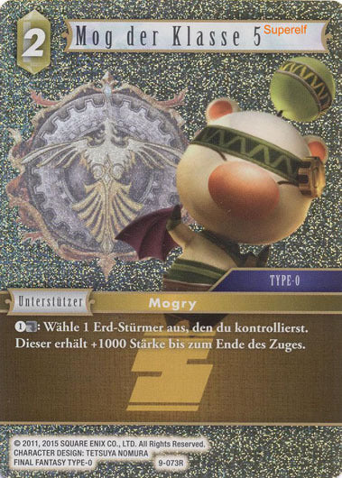 Final Fantasy Opus 9-073 R Mog der Klasse 5 Erde