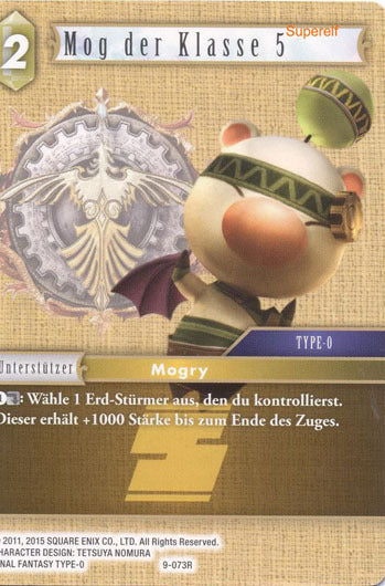 Final Fantasy Opus 9-073 R Mog der Klasse 5 Erde