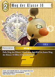 Final Fantasy Opus 9-074 C Mog der Klasse 10 Erde