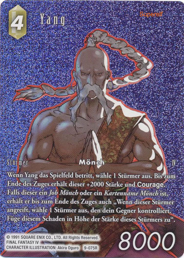 Final Fantasy Opus 9-075 R Yang Erde