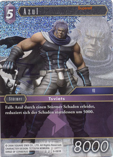 Final Fantasy Opus 9-081 R Azul Blitz