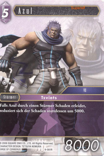 Final Fantasy Opus 9-081 R Azul Blitz
