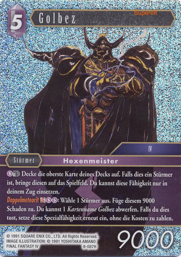 Final Fantasy Opus 9-087 H Golbez Blitz
