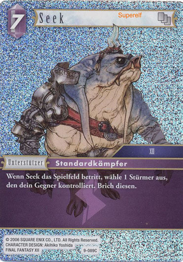 Final Fantasy Opus 9-089 C Seek Blitz
