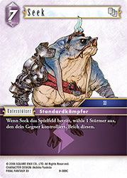 Final Fantasy Opus 9-089 C Seek Blitz