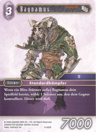 Final Fantasy Opus 9-092 R Bagnamus Blitz
