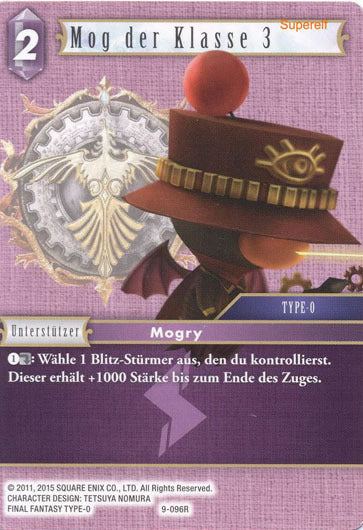 Final Fantasy Opus 9-096 R Mog der Klasse 3 Blitz