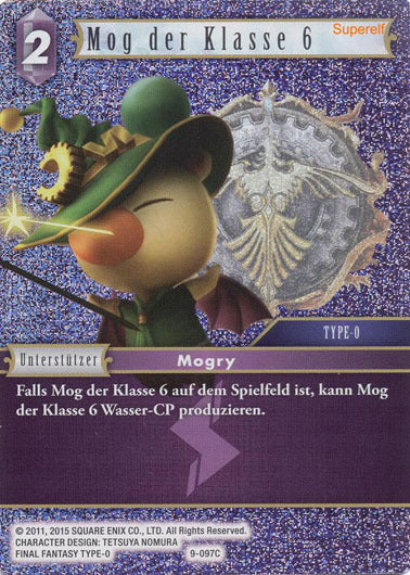 Final Fantasy Opus 9-097 C Mog der Klasse 6 Blitz