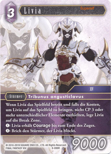 Final Fantasy Opus 9-099 R Livia Blitz