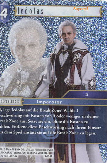 Final Fantasy Opus 9-103 R Iedolas Wasser