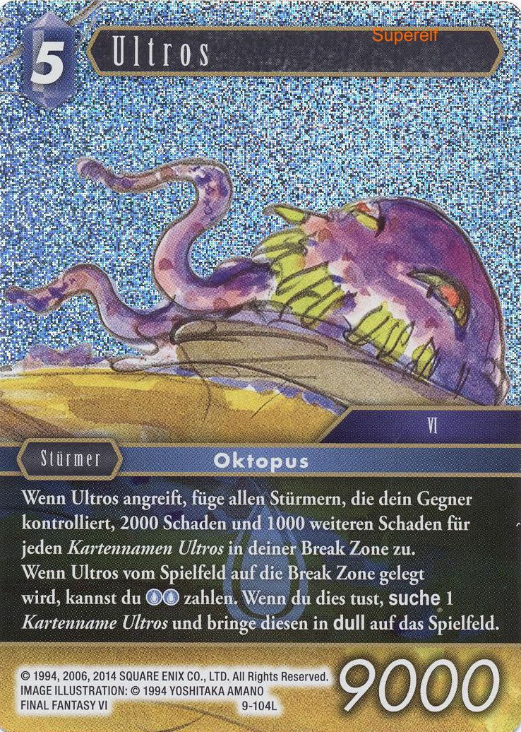 Final Fantasy Opus 9-104 L Ultros Wasser