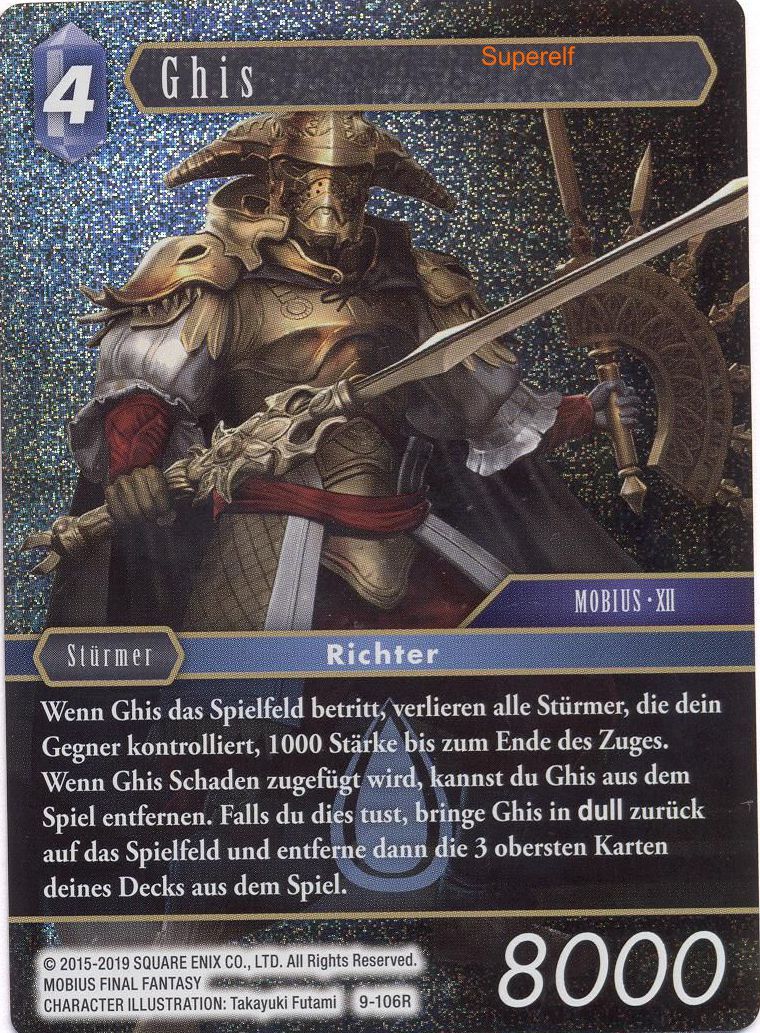 Final Fantasy Opus 9-106 R Ghis Wasser
