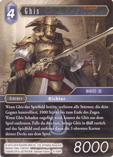 Final Fantasy Opus 9-106 R Ghis Wasser