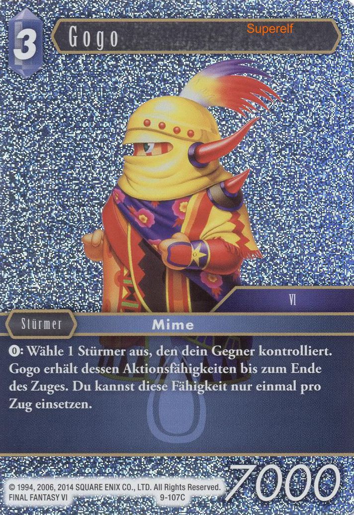 Final Fantasy Opus 9-107 C Gogo Wasser