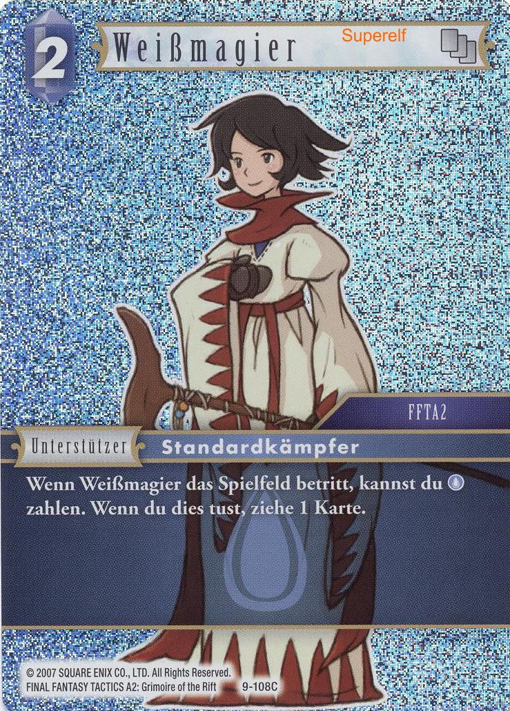 Final Fantasy Opus 9-108 C Weißmagier Wasser