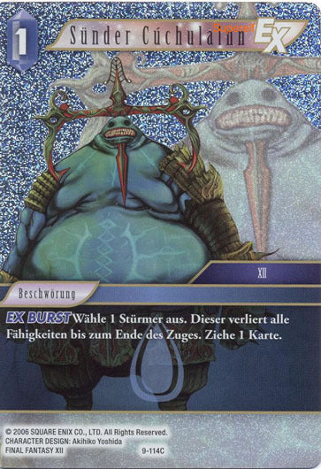 Final Fantasy Opus 9-114 C Sünder Cuchulainn Wasser