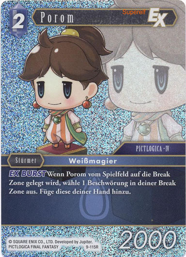 Final Fantasy Opus 9-115 R Porom Wasser