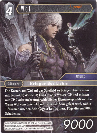 Final Fantasy Opus 9-121 L Wol Licht