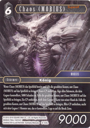 Final Fantasy Opus 9-123 L Chaos Dunkelheit