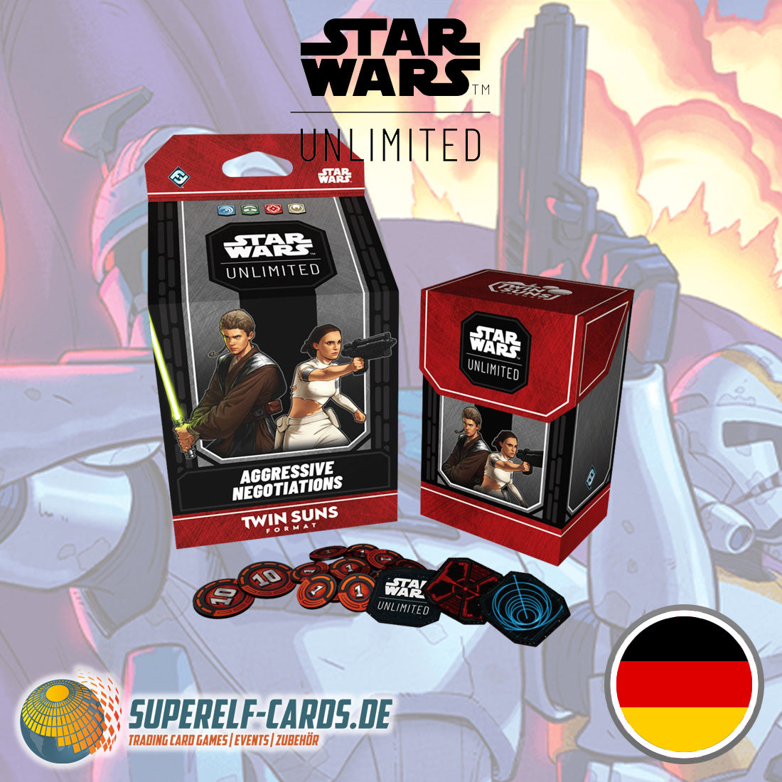 Star Wars: Unlimited - Twin Suns Deck DE / EN