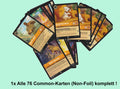 Lorcana - Die Tintenlande deutsch - 1x Alle 76 Common Karten Non-Foil komplett