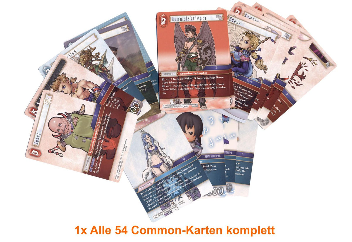 OPUS 15 - 1x Alle 54 Common Karten komplett