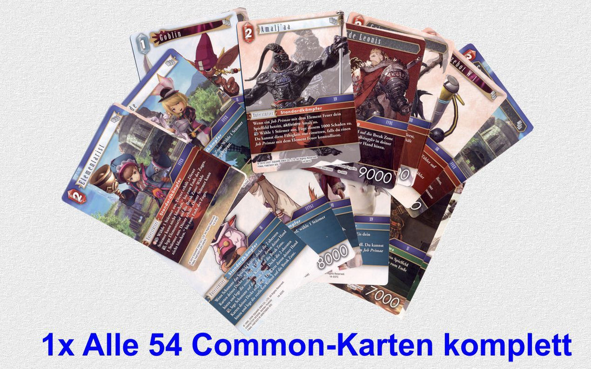 OPUS 14 - 1x Alle 54 Common Karten komplett