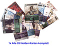 OPUS 10 - 1x Alle 26 Helden Karten komplett