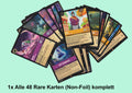 Lorcana - Die Tintenlande deutsch - 1x Alle 48 Rare Karten Non-Foil komplett