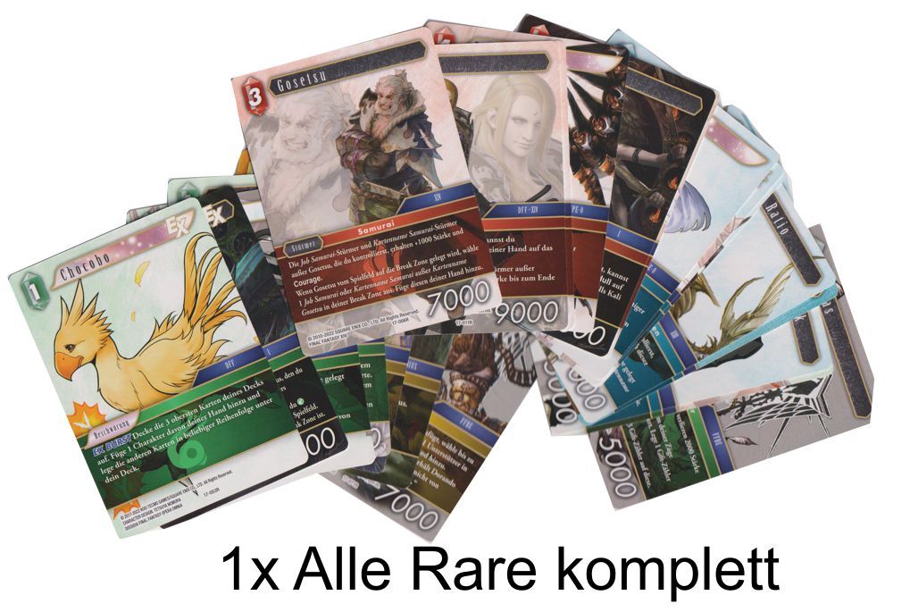 OPUS 17 - 1x Alle 36 Rare Karten komplett