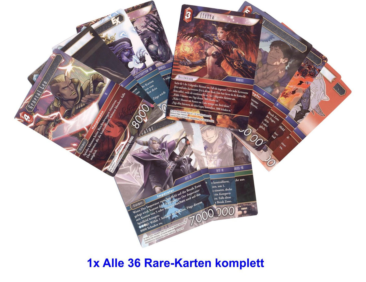 OPUS 15 - 1x Alle 36 Rare Karten komplett