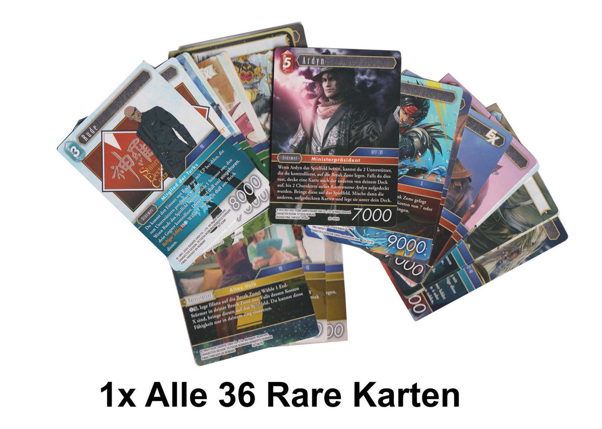 OPUS 20 - 1x Alle 36 Rare Karten komplett