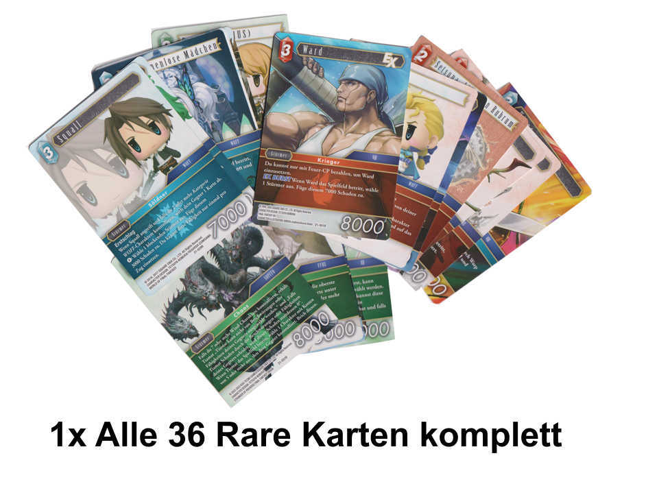 OPUS 21 - 1x Alle 36 Rare Karten komplett