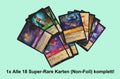 Lorcana - Die Tintenlande deutsch - 1x Alle 18 Super Rare Karten Non-Foil komplett