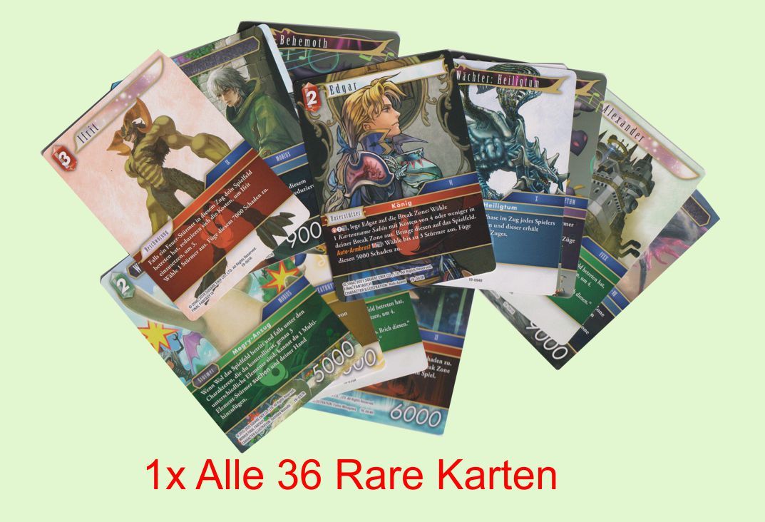 OPUS 19 - 1x Alle 36 Rare Karten komplett