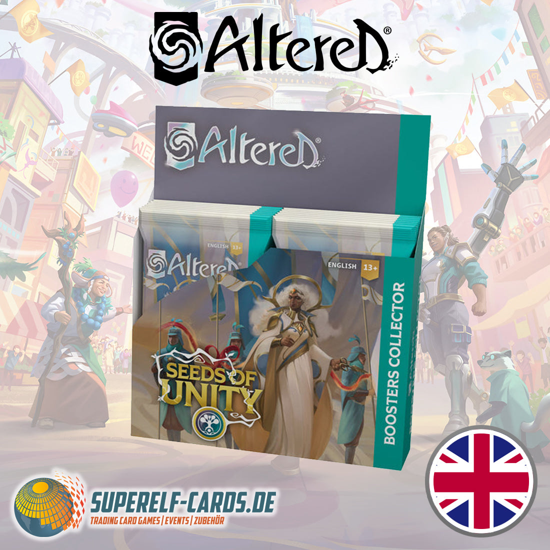 Altered - Seeds of Unity - Collector Booster Display - Englisch
