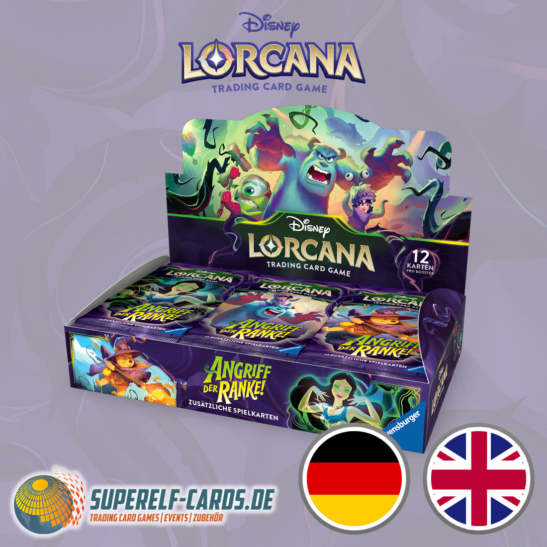 Disney Lorcana - Angriff der Ranke! - Display DE / EN