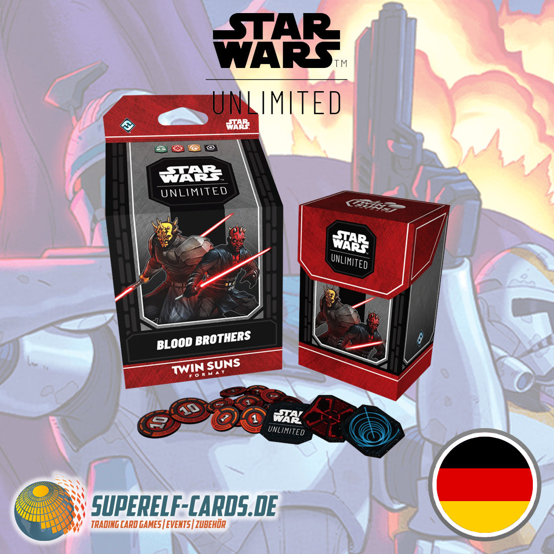 Star Wars: Unlimited - Twin Suns Deck DE / EN