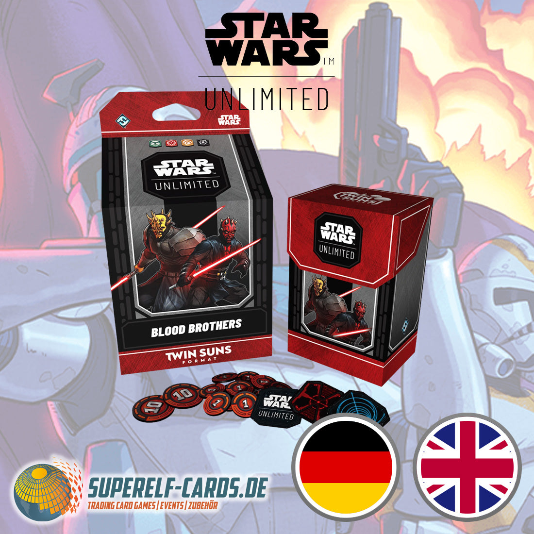 Star Wars: Unlimited - Twin Suns Deck DE / EN