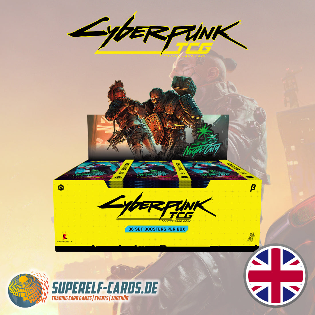 Cyberpunk TCG - Welcome to Night City - Beta Display - EN