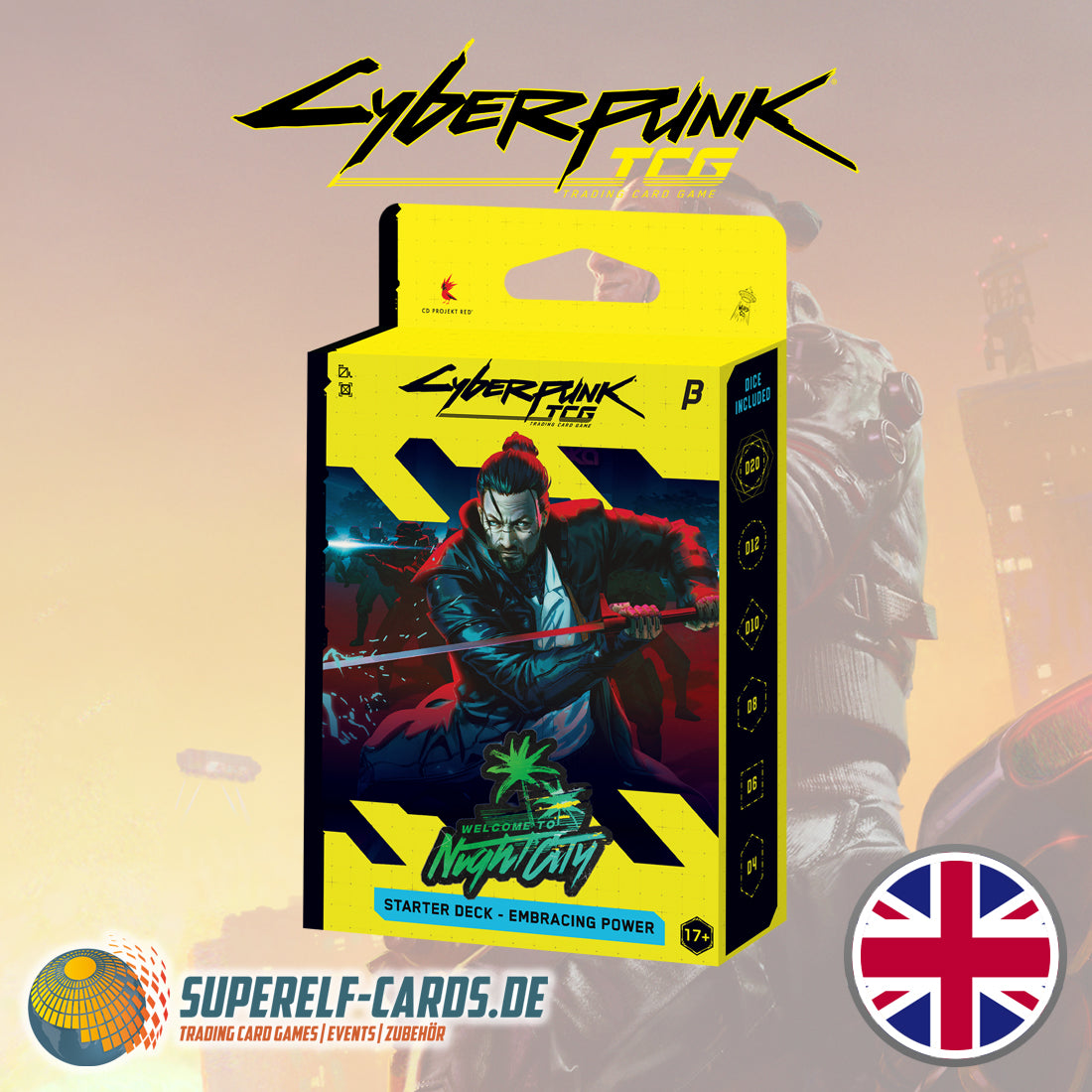 Cyberpunk TCG - Welcome to Night City - Beta Starter Deck - Embracing Power - EN