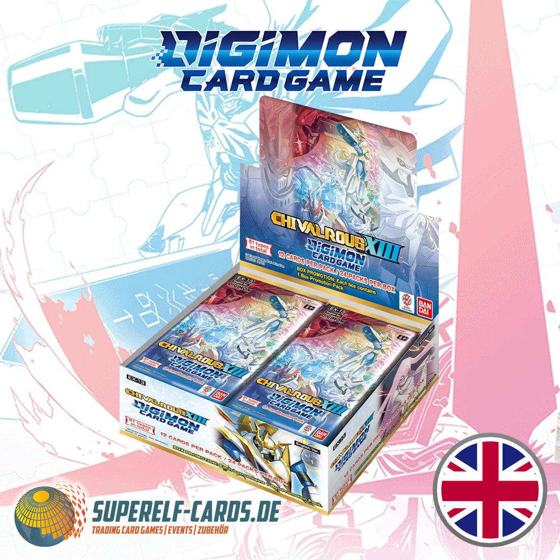 Digimon Card Game - EX13 - Chivalrous XIII - Booster Display EN