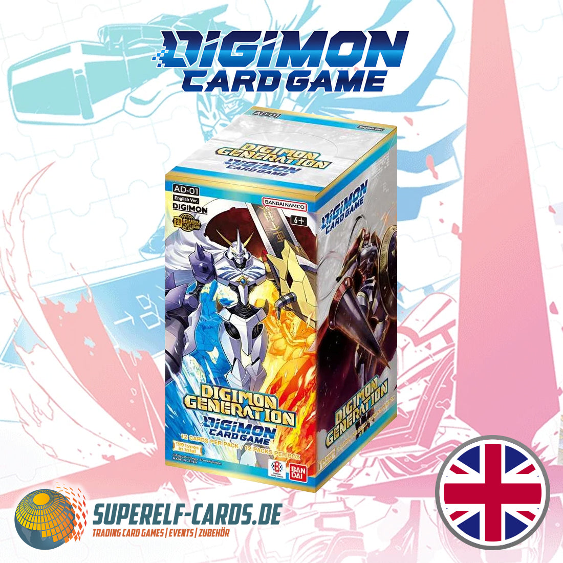 Digimon Card Game - AD-01 Digimon Generation - Booster Display EN