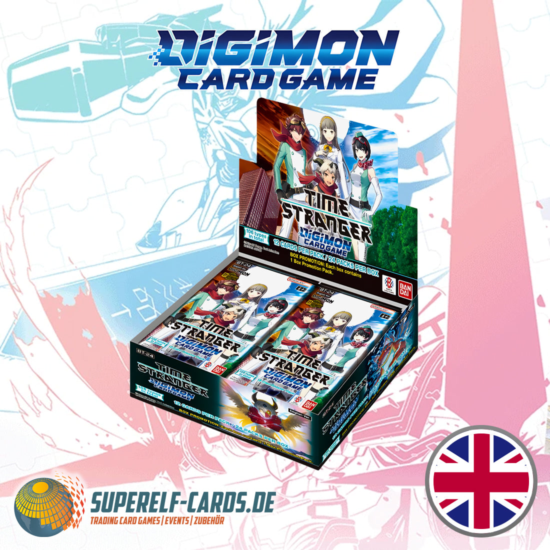 Digimon Card Game - BT24 - Time Stranger - Booster Display EN