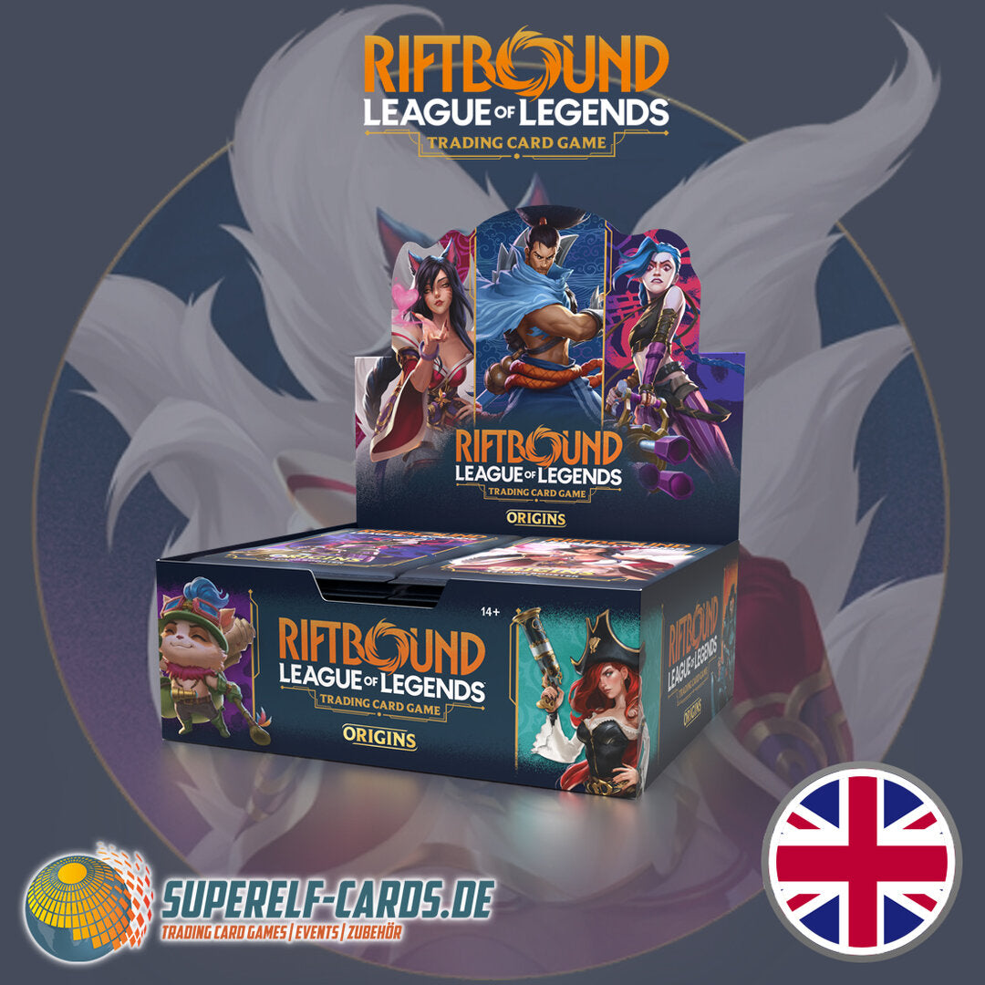 Riftbound: League of Legends TCG - Set One: Origins Display mit 24 Booster Packs - EN
