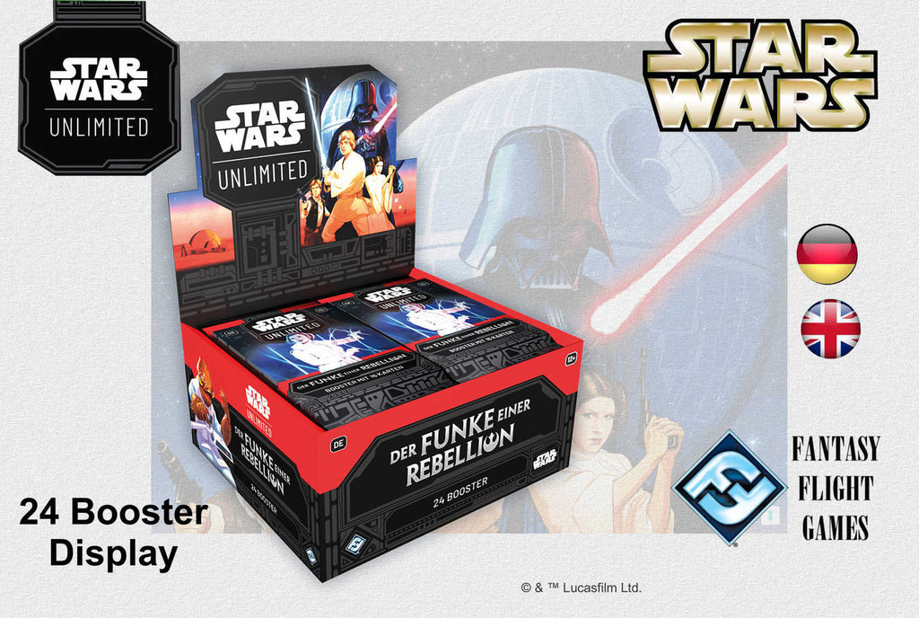 Star Wars: Unlimited - Der Funke einer Rebellion / Spark of Rebellion - Booster Display DE / EN
