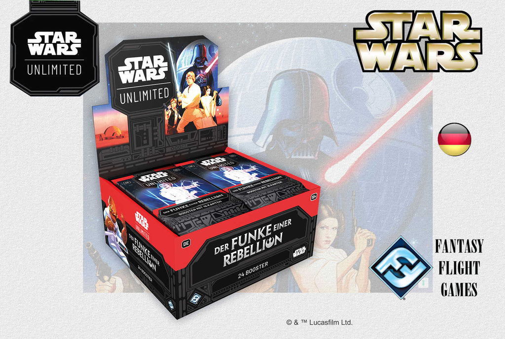 Star Wars: Unlimited - Der Funke einer Rebellion / Spark of Rebellion - Booster Display DE / EN