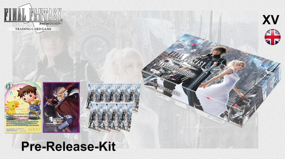 Final Fantasy TCG OPUS 15 / XV  - Crystal Dominion - Pre-Release Kit - englisch
